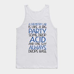 Chemistry Lab Joke Tank Top